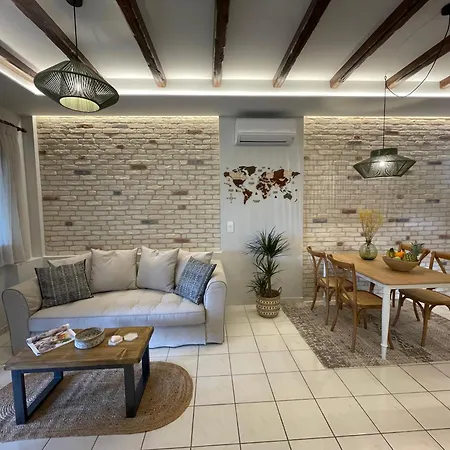 Ferienhaus Beachside Gem At Kanouli - Ariti, 2bd&garden